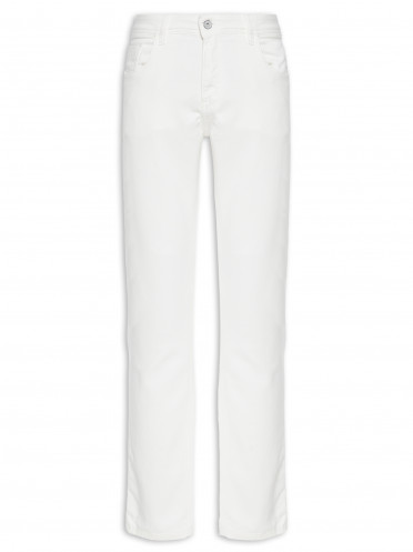 Calça Masculina Jeans Comfort - Branco