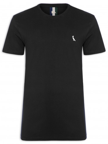 Camiseta Masculina Regular Vento -  Preto