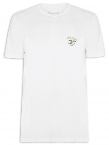 Camiseta Masculina Jungle - Branco