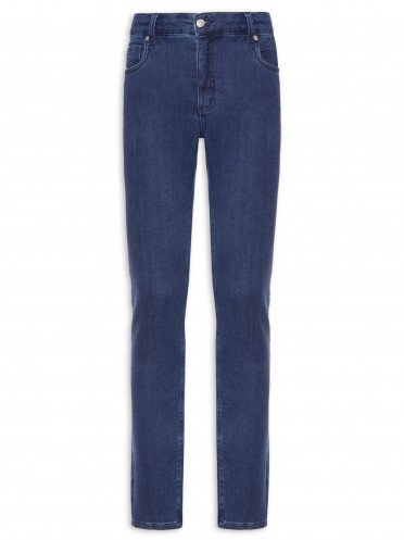 Calça Masculina Jeans Moletom Mar - Azul