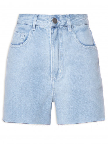 Short Feminino Jeans - Azul
