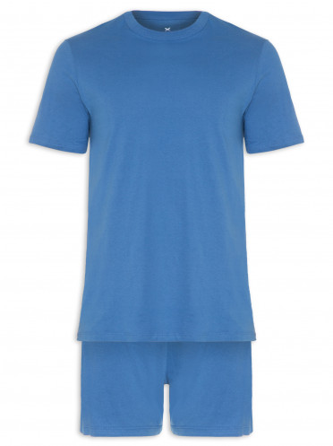 Pijama Masculino + Case - Azul