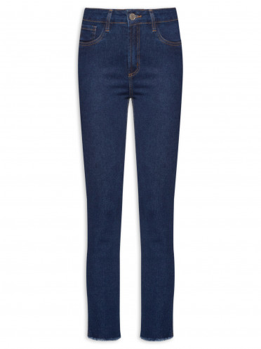 Calça Feminina Jeans Anke High - Azul