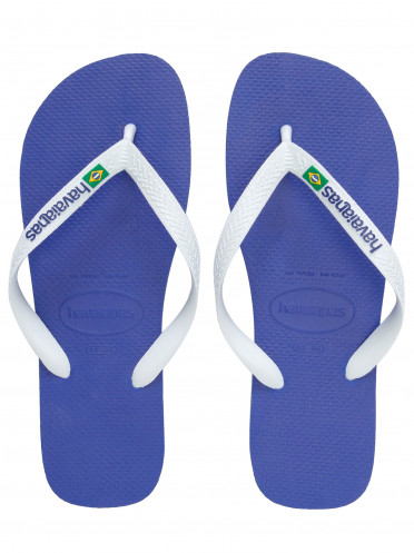 Sandália Masculina Havaianas Brasil Logo Fc - Azul