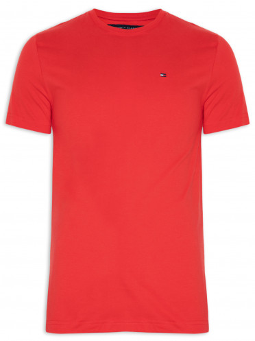 T-Shirt Masculina Essential Cotton - Vermelho