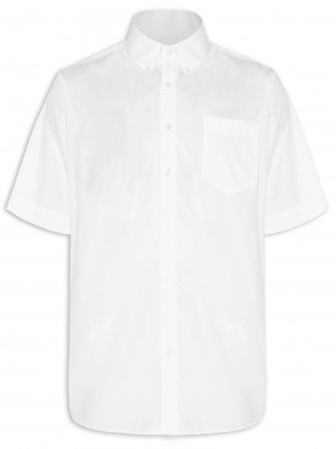 Camisa Masculina Manga Curta - Branco