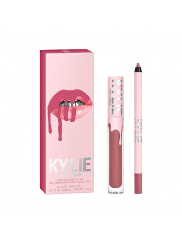 Kit Batom Velvet e Lápis Kylie Cosmetics Lip Kit