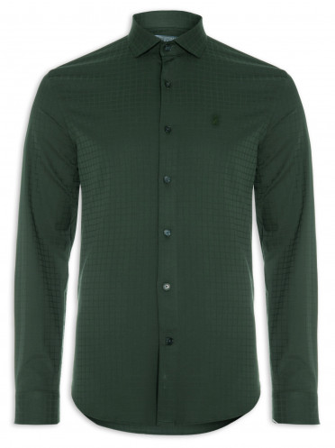 Camisa Masculina Premium Quadro Surton - Verde